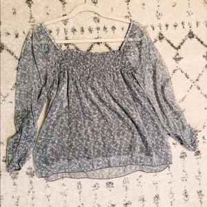 American rag flowy shirt